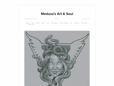 medusasartnsoul.com snapshot
