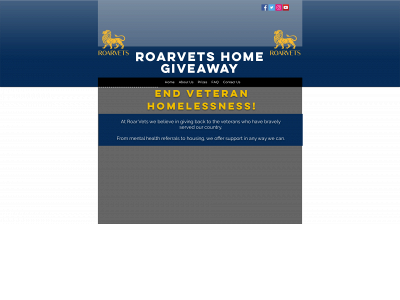 www.roarvets.org snapshot