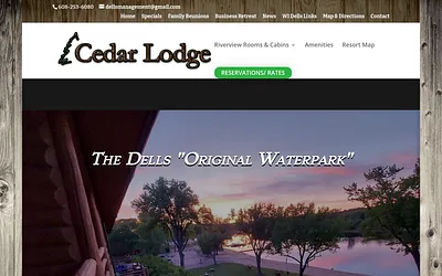 cedarlodgedells.com snapshot