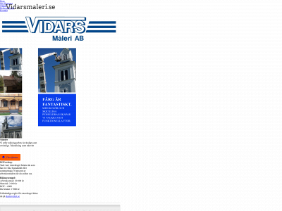 vidarsmaleri.se snapshot