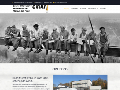giraf-bvba.be snapshot