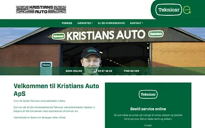 kristiansauto.dk snapshot