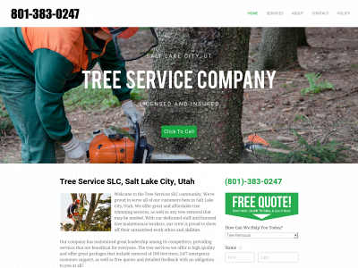 www.treeservicesslc.com snapshot