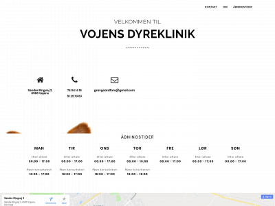 vojens-dyreklinik.dk snapshot
