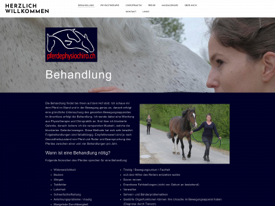 www.pferdephysiochiro.ch snapshot