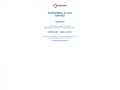 intensemail.nl snapshot