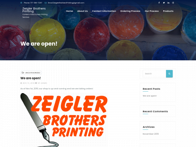 zeiglerbrothersprinting.com snapshot