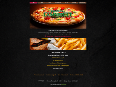 pizzerialammhult.se snapshot