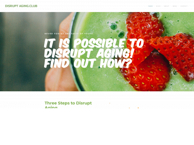 disruptaging.club snapshot