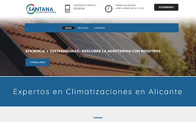santanaclimatizaciones.com snapshot