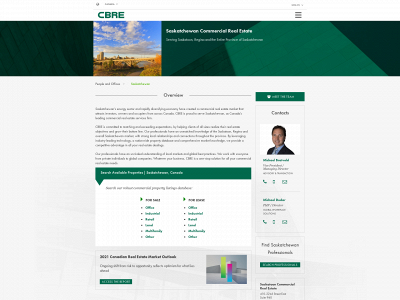 cbresaskatchewan.com snapshot