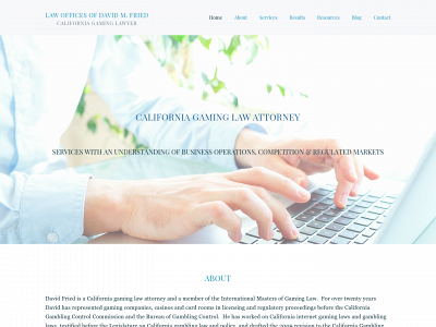 calgaminglaw.com snapshot
