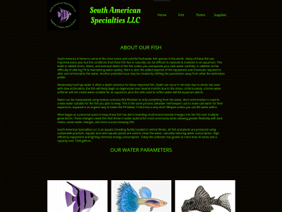 southamericanspecialties.com snapshot