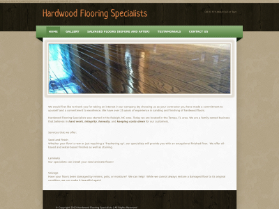 hwfspecialists.com snapshot