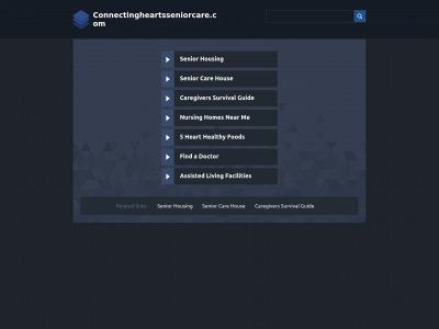 connectingheartsseniorcare.com snapshot