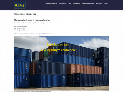 easycontainer.dk snapshot