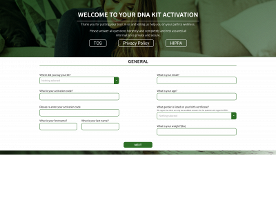 dnakitactivation.com snapshot