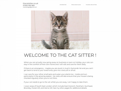 thecatsitter.co.uk snapshot