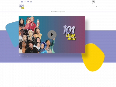 101latinoheroes.org snapshot