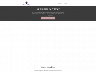 parfumerbilligt.dk snapshot