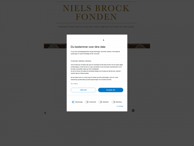nielsbrockfonden.dk snapshot
