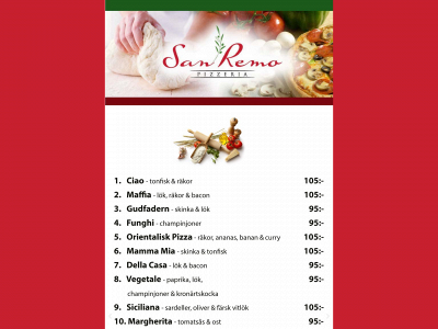 sanremopizzeria.se snapshot