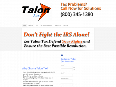 talontax.com snapshot