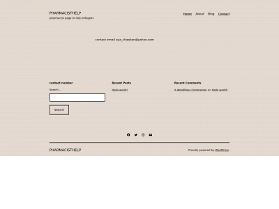 pharmacisthelp.org snapshot