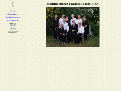 cantemus.dk snapshot