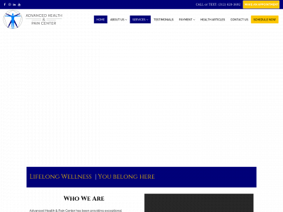 advancedhealthpc.com snapshot