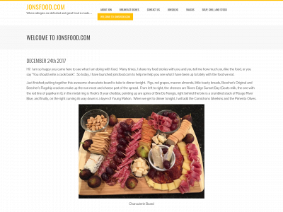 jonsfood.com snapshot