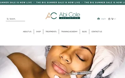 abicoleaesthetics.com snapshot