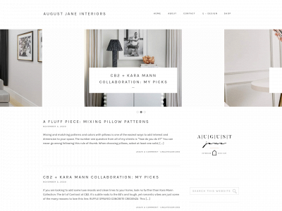 augustjaneinteriordesign.com snapshot