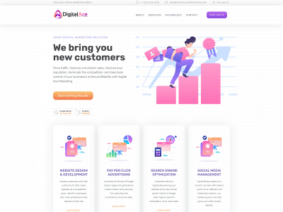 digitalacemarketing.com snapshot