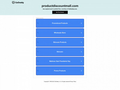 productdiscountmall.com snapshot