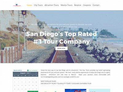 www.citytoursofsandiego.com snapshot