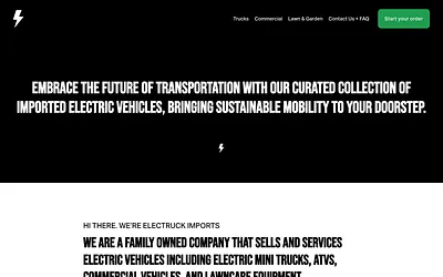 electruckimports.com snapshot