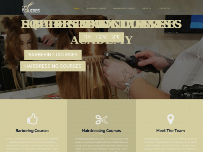 squireshairtrainingacademy.com snapshot