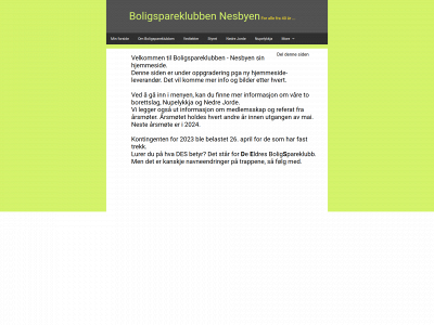 boligspareklubben-nesbyen.com snapshot