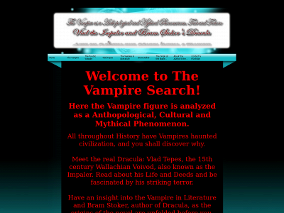 thevampiresearch.com snapshot
