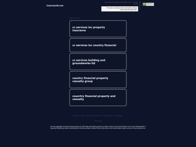 ccservicesllc.com snapshot