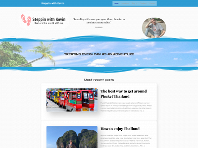 steppinwithkevin.com snapshot