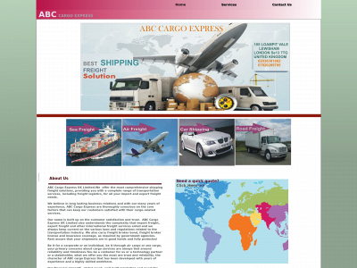 abccargoexpress.co.uk snapshot