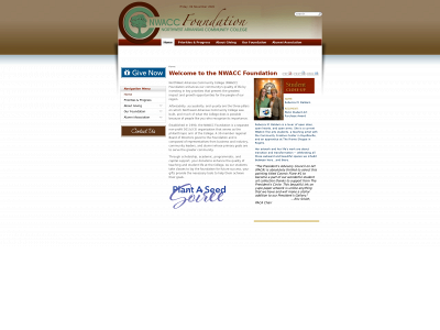 nwaccfoundation.org snapshot
