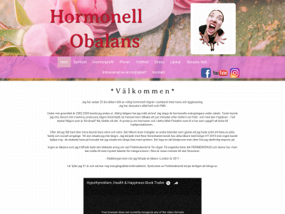 hormonellobalans.se snapshot