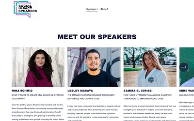 socialimpactspeakers.com snapshot