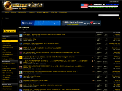 blackhatworld.com snapshot
