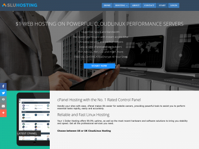 www.sluhosting.com snapshot