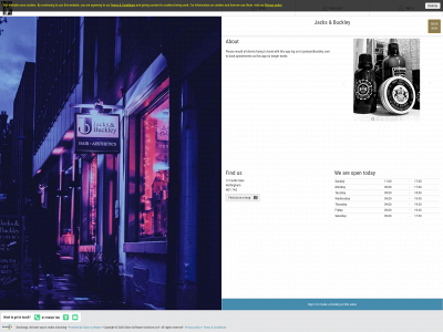 jackshair.com snapshot