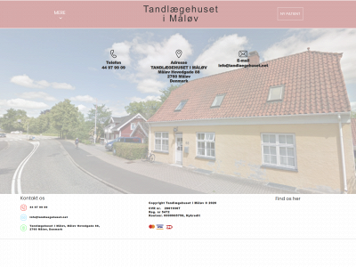 tandlaegehuset.net snapshot